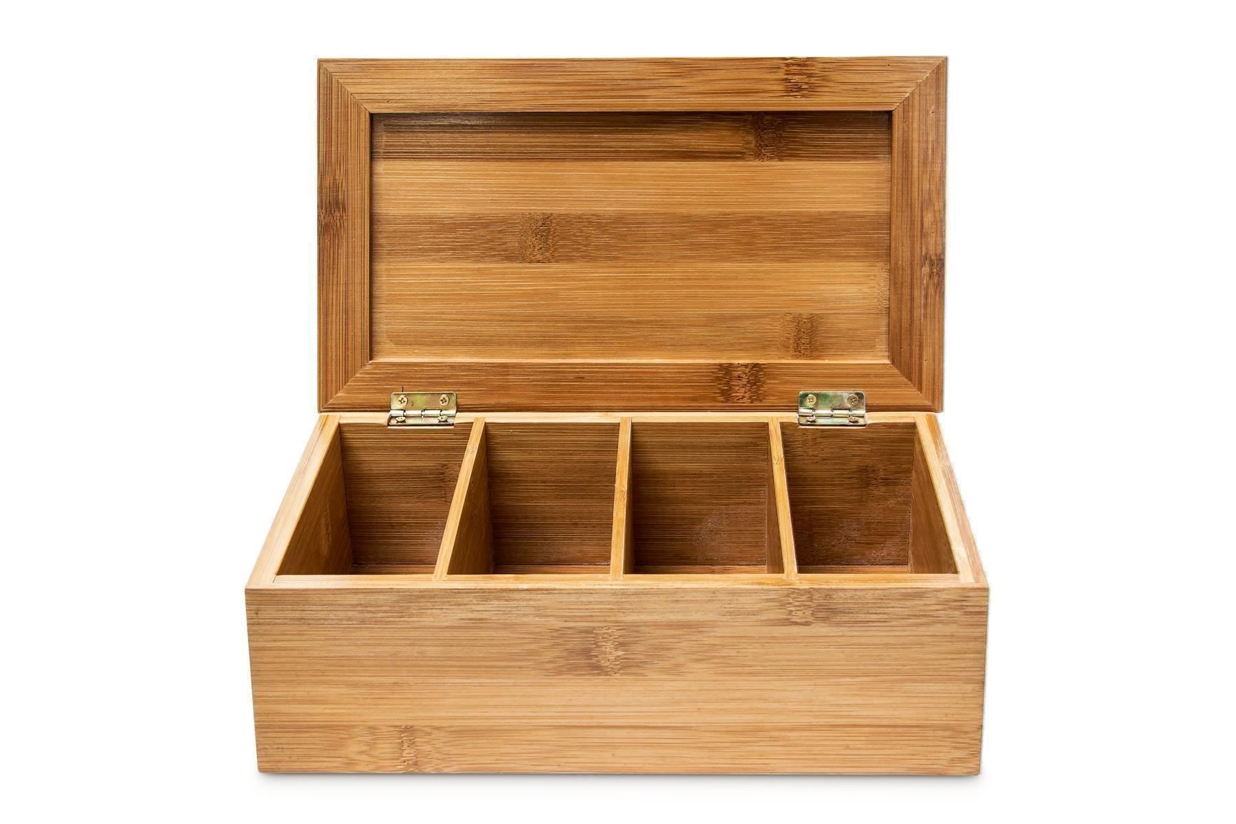 Altro per la casa: TEEBOX BAMBUS LACKIERT MIT 4 FÄCHER – Nuovo e nell'imballaggio originale da Gerlafingen venduto da Tsuru 4