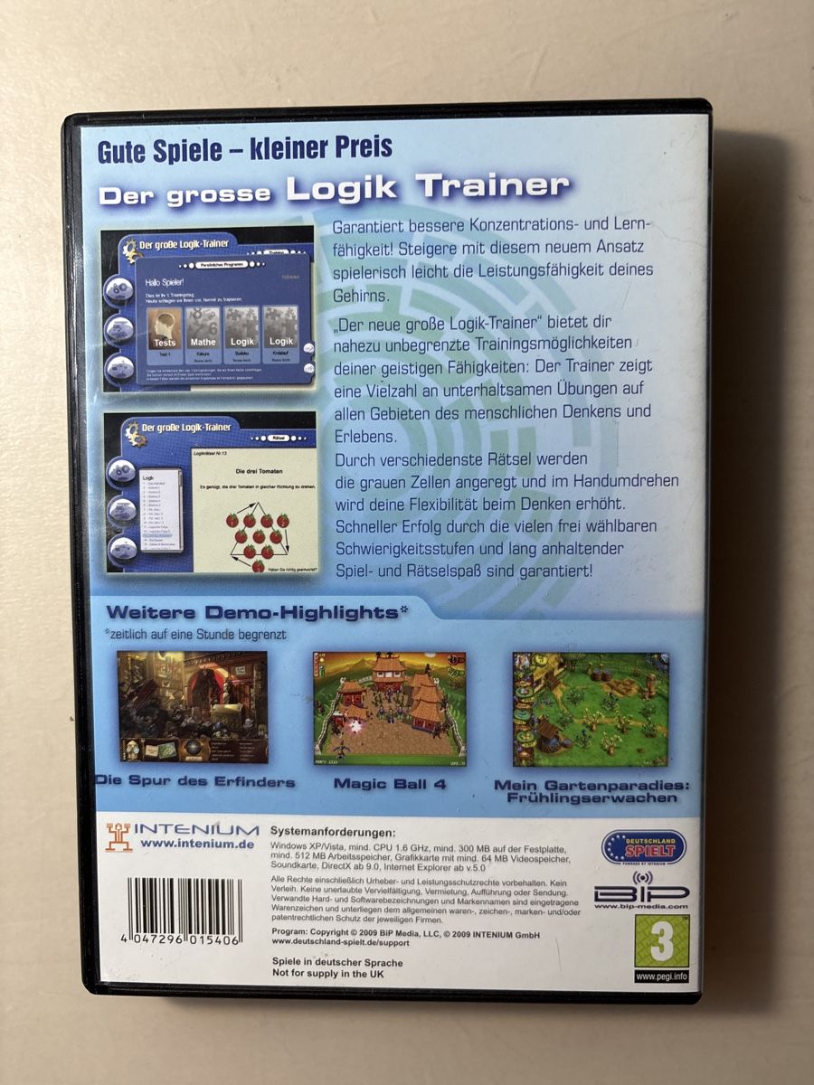 Giochi: Der Neue Grosse Logik Trainer: Denk Mal! Knobelspass – Usato da Ruswil venduto da Slivio_ 1