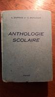 Ancien livre d'école - Anthologie Scolaire  - 1942 