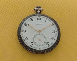 900 Silber Taschenuhr Zenith Grand Prix Paris 1900