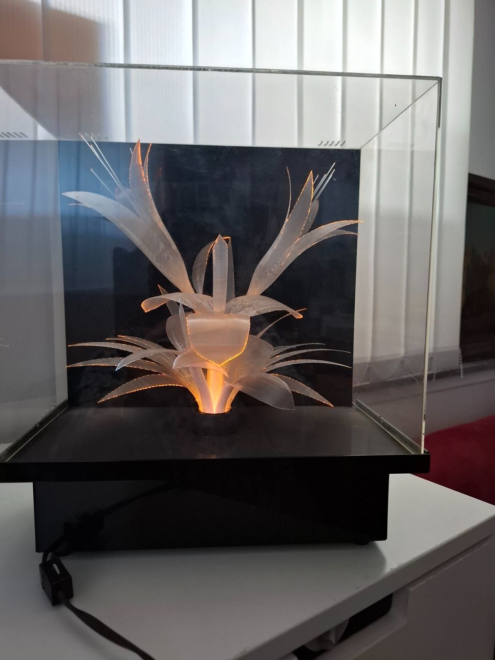 Lampade: VINTAGE 1970 Glasfaserlampe mit Farbwechsel – Usato da Schlieren venduto da Svenja7 4