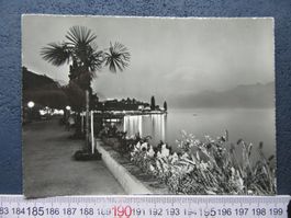 MONTREUX VD AK LE QUAI AU CREPUSCULE
