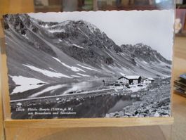 Flüela Hospiz Braunhorn Sentishorn Postkarte  2