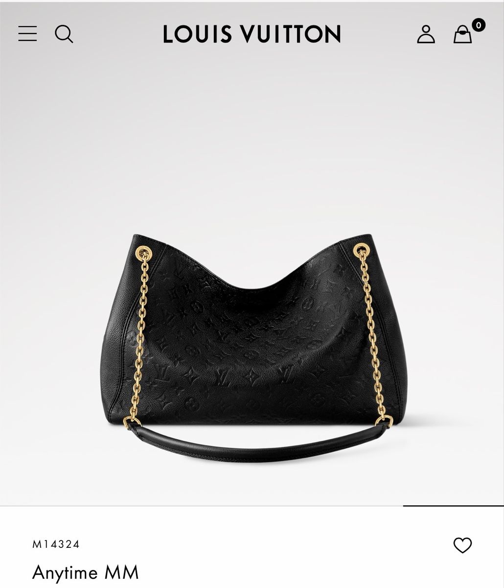 Louis Vuitton Borse da donna: Louis Vuitton Anytime MM – Usato da Subingen venduto da terli