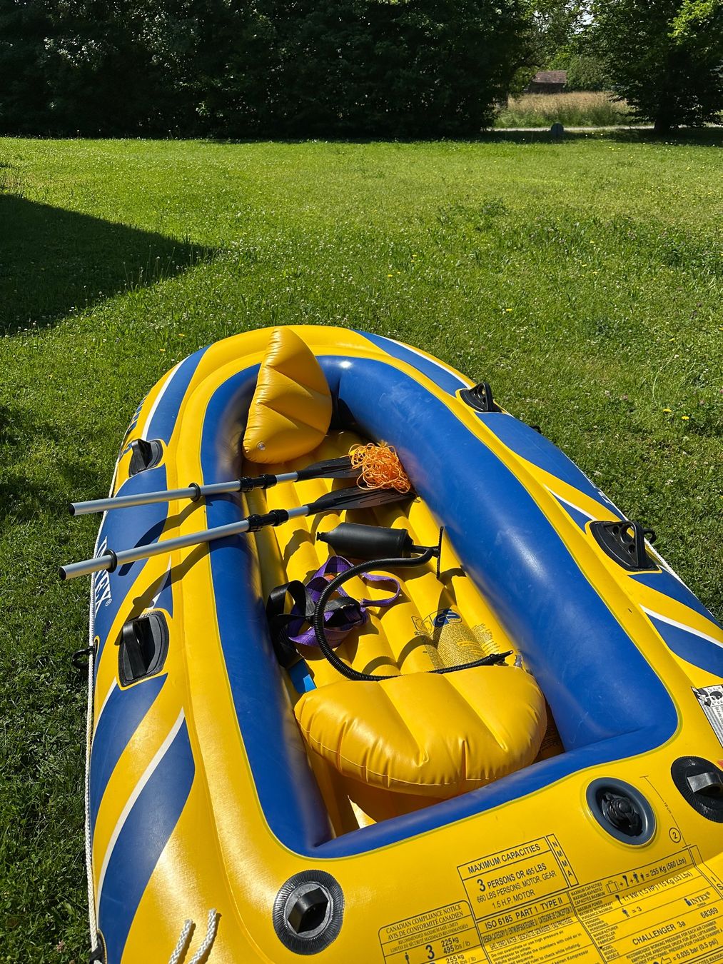 Boote: Schlauchboot Intex Challenger 3 inkl. Transport Tasche – Gebraucht aus Dietlikon von mar_qpk8 4