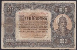 Ungarn 1000 Korona 1920