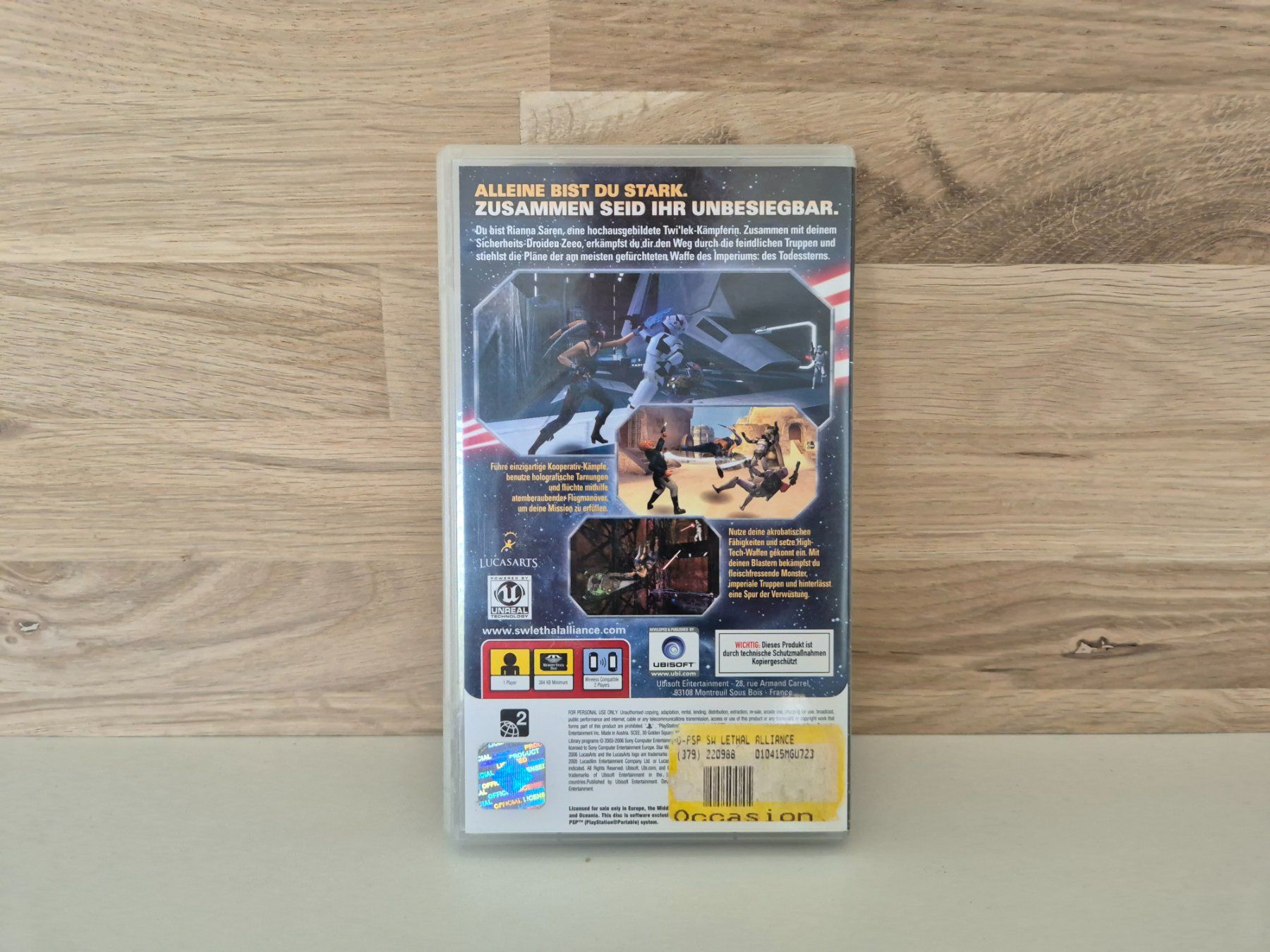 Giochi: Star Wars: Lethal Alliance - PSP Spiel – Usato da Bassersdorf venduto da retrolab 2