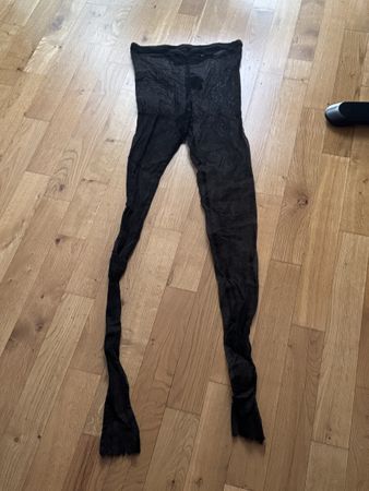 Rundholz Dip Tüll Leggings - Neu