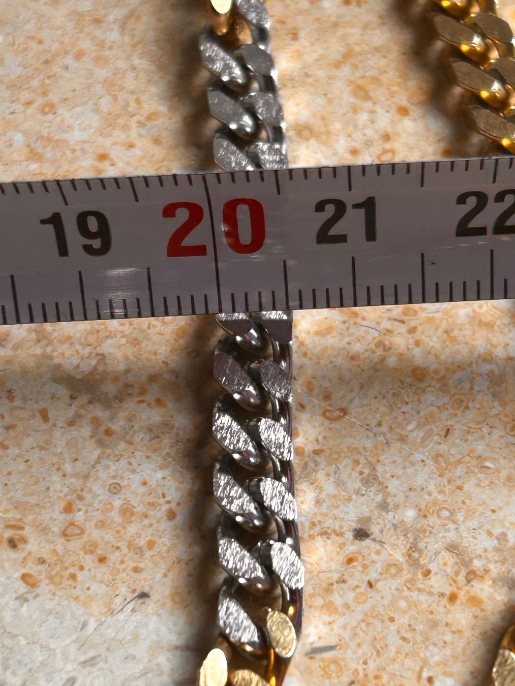Catenine: Vintage Panzerkette gold/silber – Usato da Basel venduto da bellespirit 7