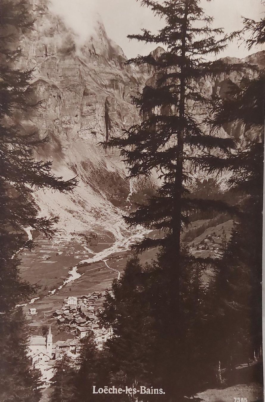 Cartoline postali: LOÈCHE-les-BAINS  - 1918 – Usato da Delémont venduto da Domdom1