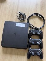 Playstation 4 PS4 Slim 500 GB mit 3 Controllern
