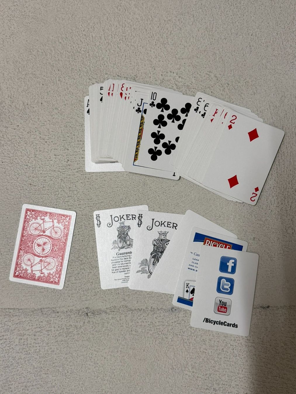 Giochi: BICYCLE RIDER LEAGUE BACK Playing Cards – Nuovo (secondo la descrizione) da Bern venduto da Maschgulain