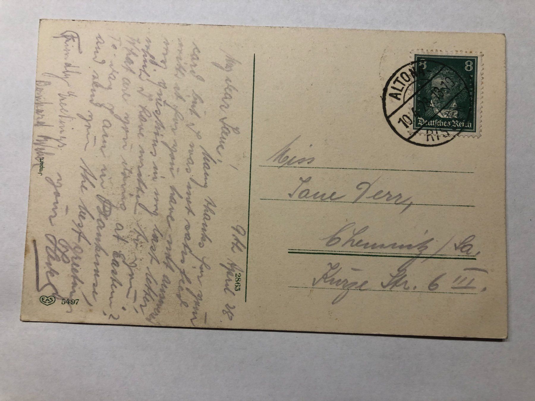 Cartoline postali: Fröhliche Ostern  1928 – Usato da Pfäffikon ZH venduto da Waltoversand 1