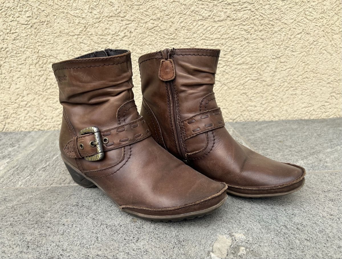 Damenschuhe: Braune Damen Stiefeletten Schuhe Gr. 37 – Gebraucht aus Rothrist von marpiz