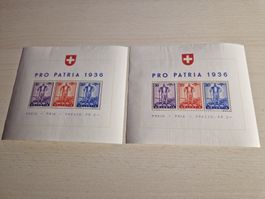 2 PP Blöcke 1936, ab 1.-