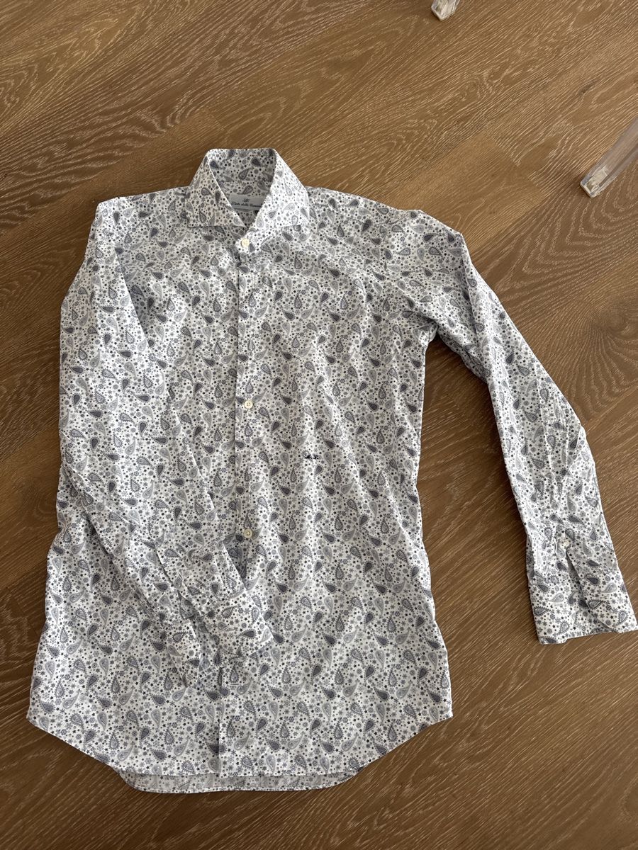 Camicie: Camicia uomo L'Arte della Camicia paisley 41 – Usato da Corseaux venduto da zetajones01