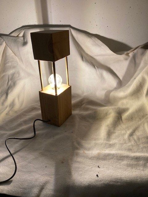 Lampade: Holzbalken Stehlampe 230V self Made – Nuovo (secondo la descrizione) da Naters venduto da sch_9fvg 2