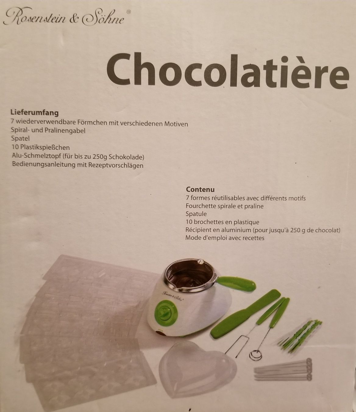 Küchengeräte: Chocolatière – Neu (gemäss Beschreibung) aus Frauenkappelen von 77Adi 1
