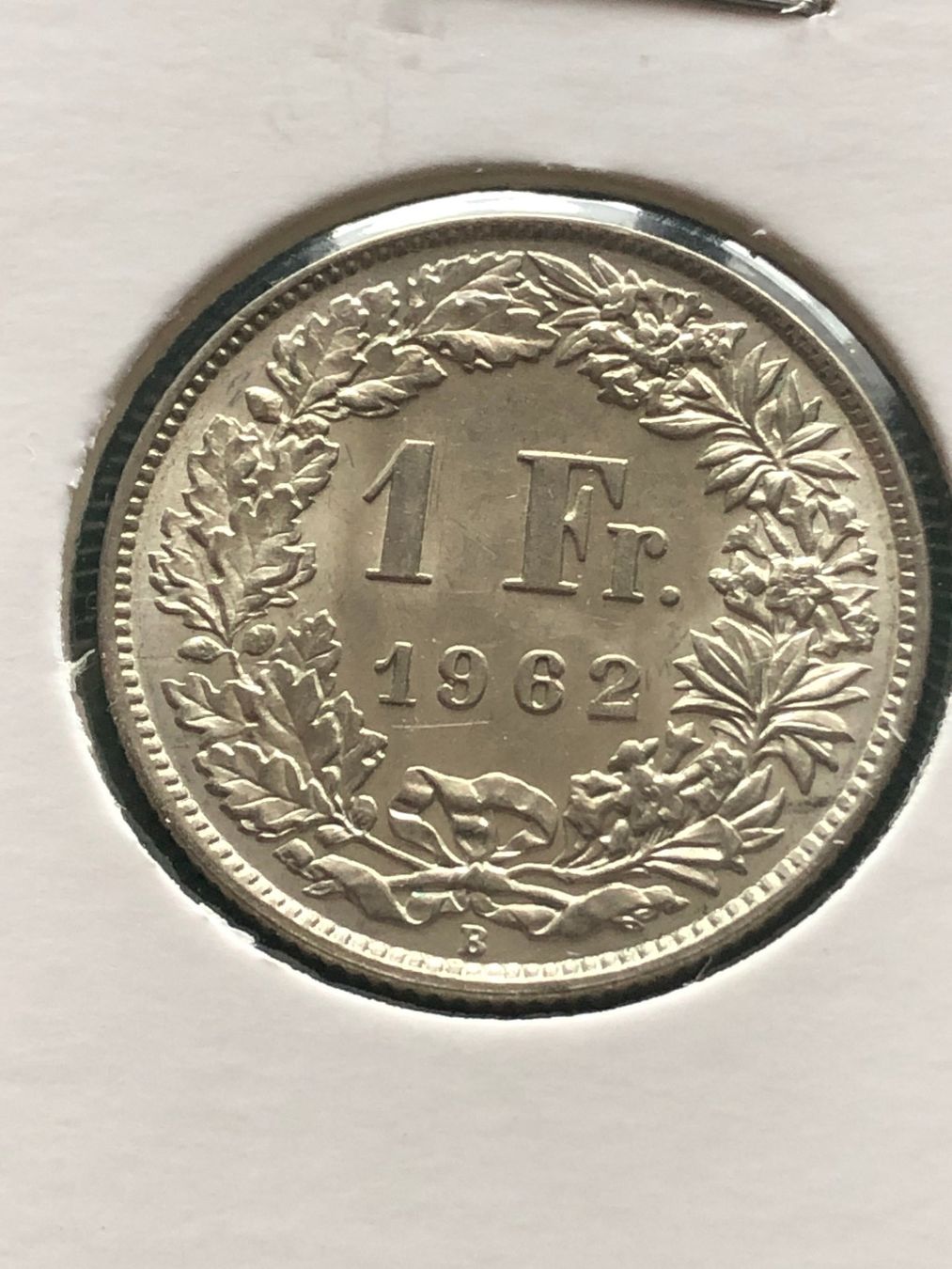 Toutes les monnaies: 1 Fr. 1962  Top – D'occasion à Schötz par Odpa