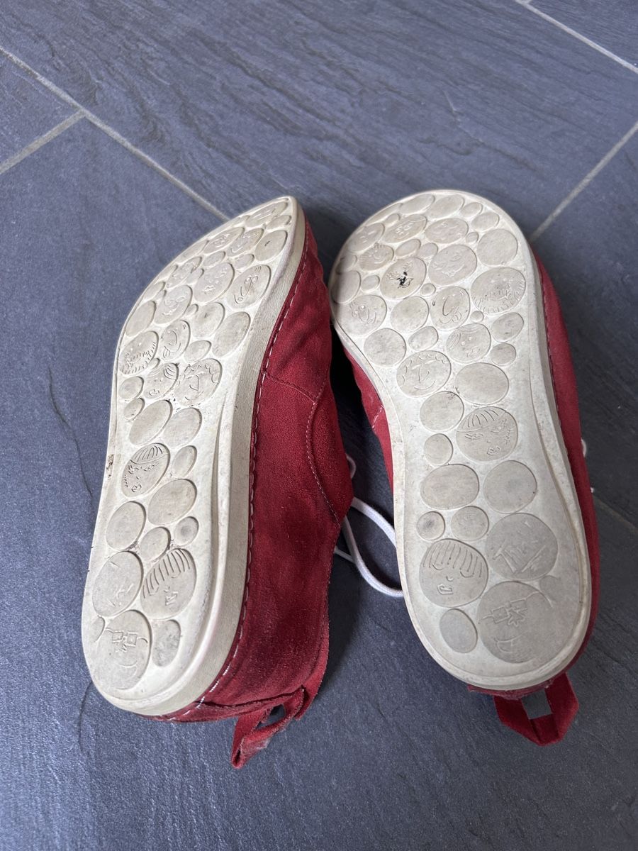 Think Damenschuhe: Sneakers, Think, Echtleder, rot, Gr. 40 – Gebraucht aus Unterkulm von Chipsi0709 2