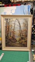 Peter Emil Recher, Herbstwald, Oelbild