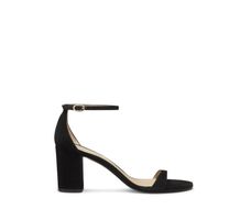 Stuart Weitzman black suede sandals