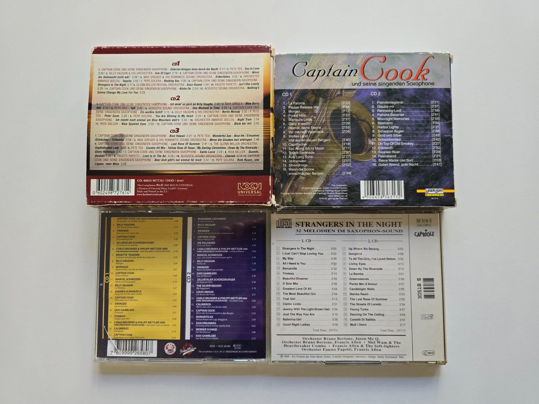 CD: 9 CD Saxophon Musik u.a. Captain Cook – Usato da Dättlikon venduto da Wundertuete_ 1