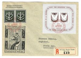 W23 FDC auf R-Brief 656 (200.--) ab NUR 22.--
