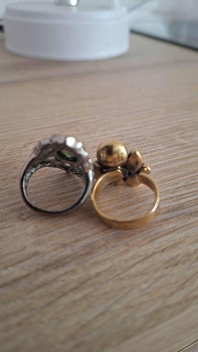 Anelli:  Stylisches Ring-Set (2 Stk.)  – Usato da Galmiz venduto da Schlumpfi5 7