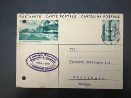 AK gelocht 1931 La Chaux-de-fonds Weberei Azmoos  (G2919)