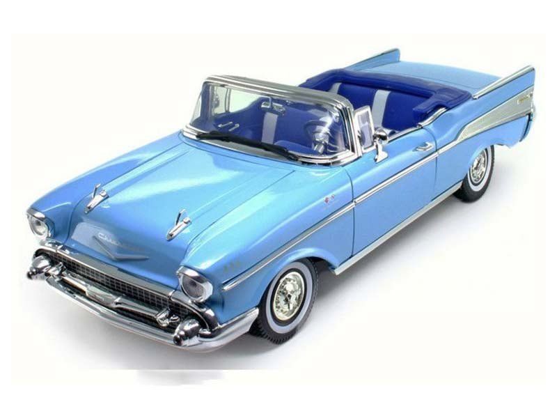 CHEVROLET BEL AIR CONVERTIBLE 1957 ROUGE