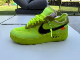 Nike air force one “off white” volt