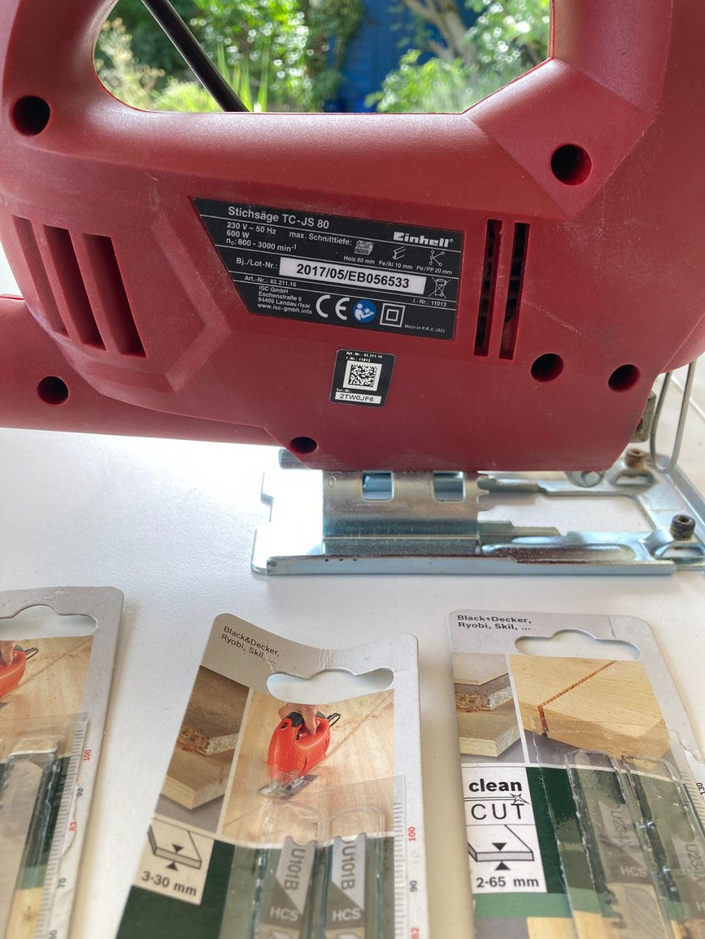 Seghe: Stichsäge Einhell TC-JS 80 600W mit diversen Sägeblättern – Usato da Aarau venduto da cooper05 1