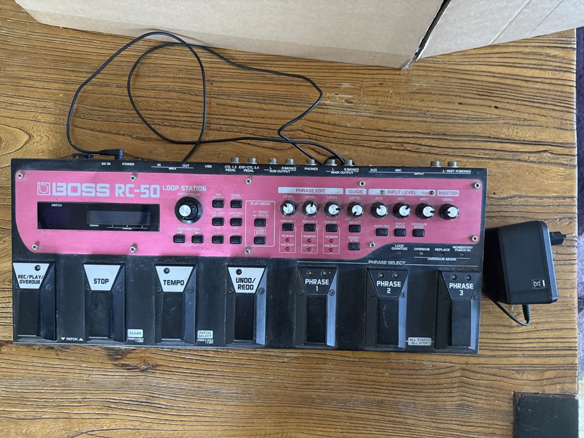 Boss Registratori: Boss RC-50 loop machine  – Usato da Veyrier venduto da EleMast