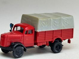 VE1- Roco Opel Blitz Feuerwehr Pritsche