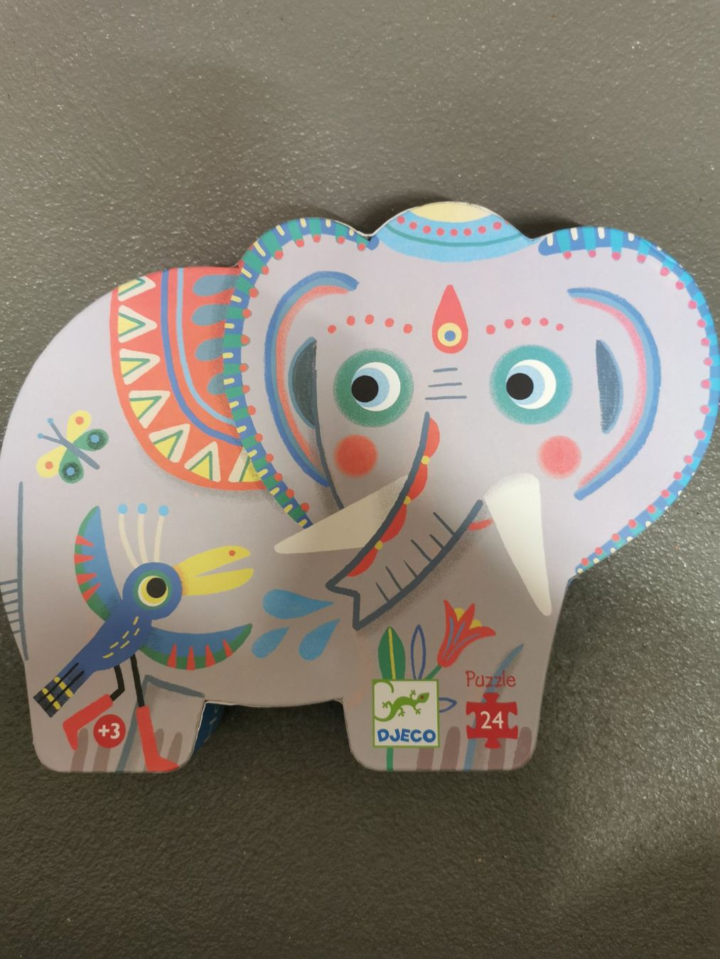 Djeco Puzzle: DJECO Puzzle "Hathi" Elefant, 24 Teile. – Usato da Zürich venduto da MACS19