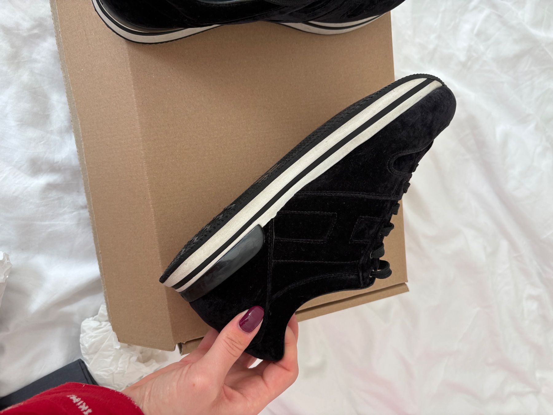 Hogan Scarpe da donna: Hogan baskets noir velvet 41 – Usato da Vésenaz venduto da ilomd 7