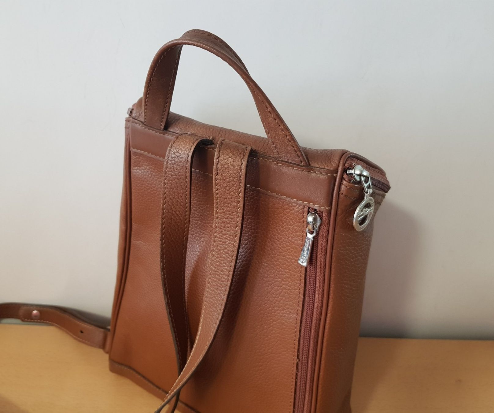 Longchamp Zaini: Longchamp Le Pliage Rucksack – Usato da Basel venduto da Birs868 4