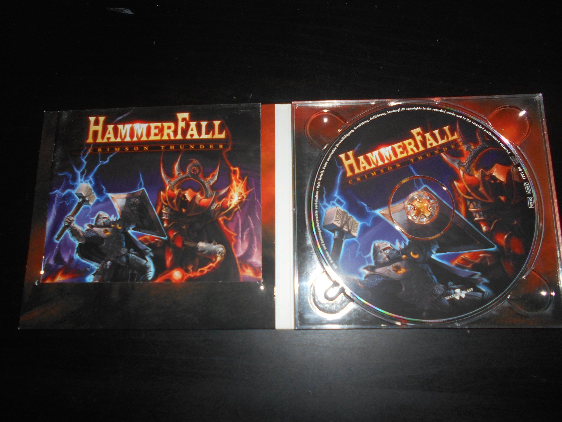 CDs: HammerFall – Crimson Thunder / 2002 / Digi – Gebraucht aus Aarberg von witchhunter01 1