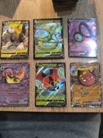 6 Pokemon Karten V und EX Set guter Zustand gesamt
