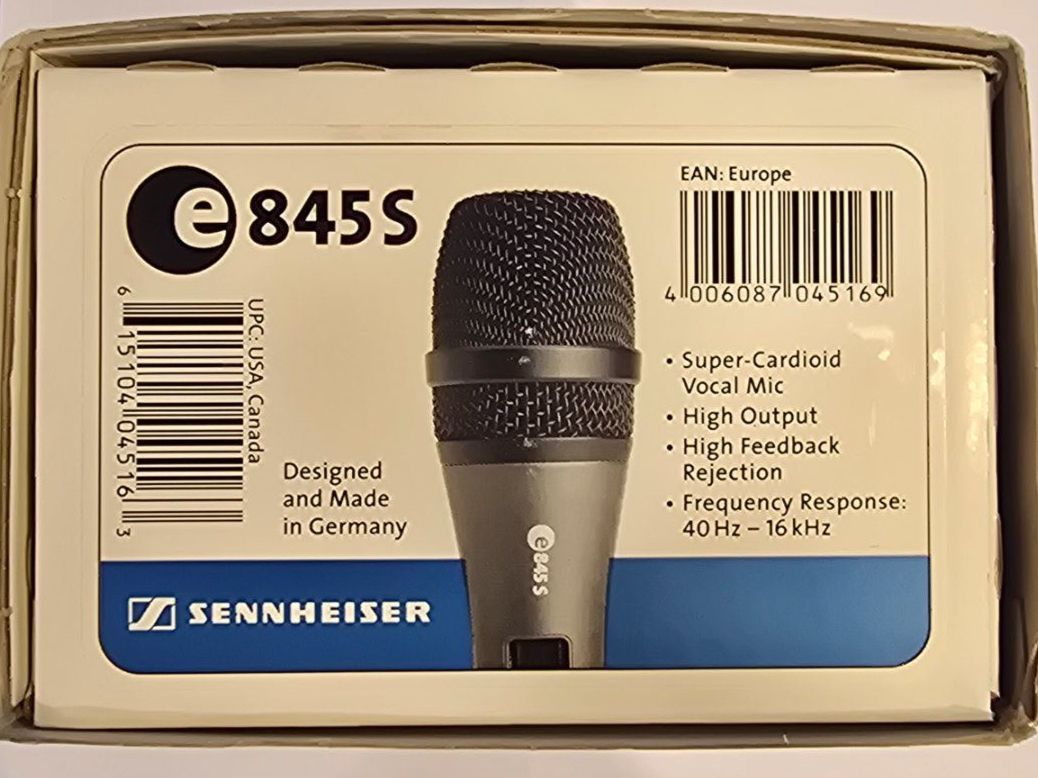 Sennheiser Microphones: Sennheiser e845S Mikrofon – Neuf (Voir description) à Herzogenbuchsee par furiousdo19 1