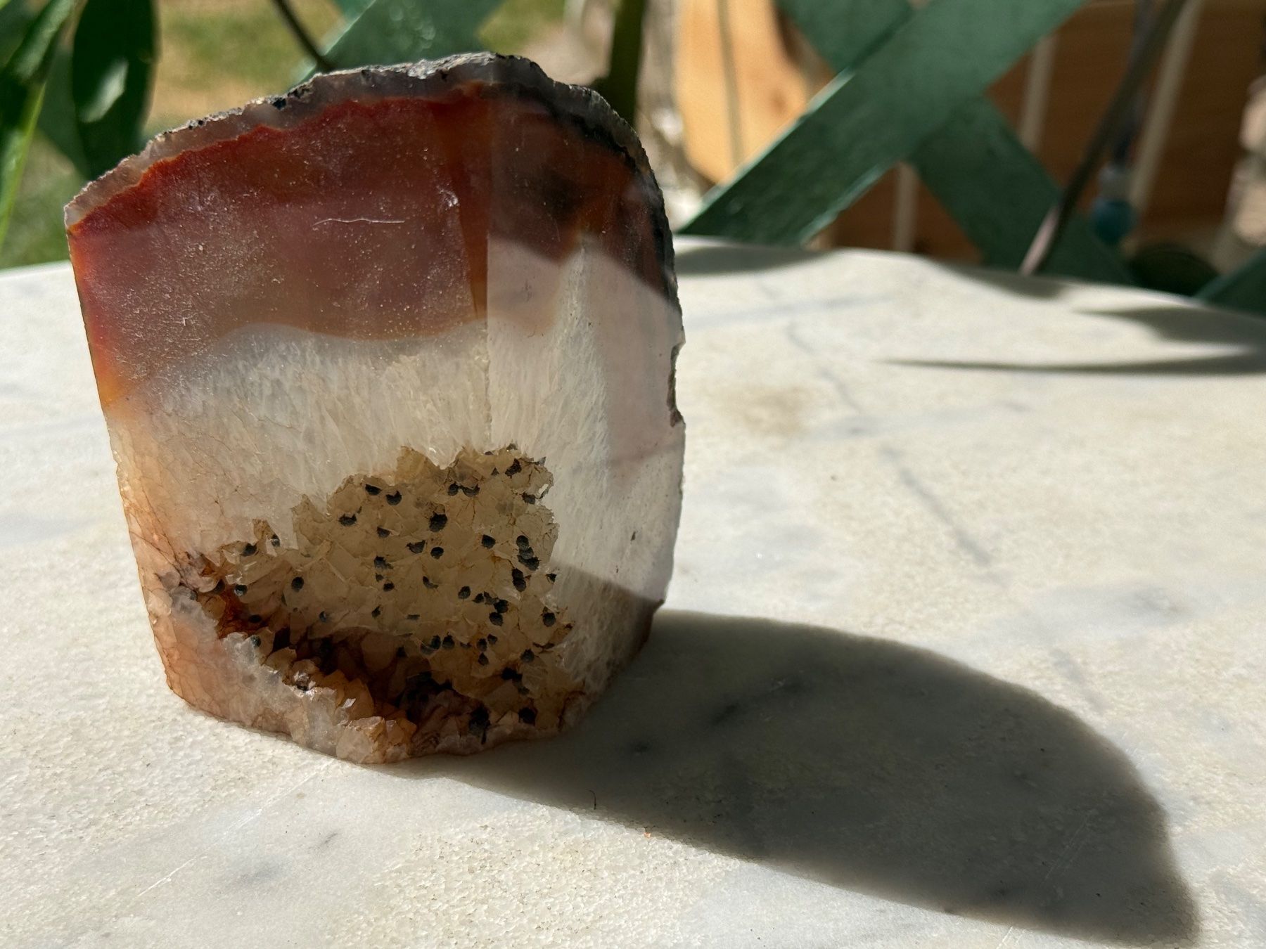 Minéraux & Lithothérapie: Agat Geode Karneol (?) – D'occasion à Rorbas par tun_m7fz 1