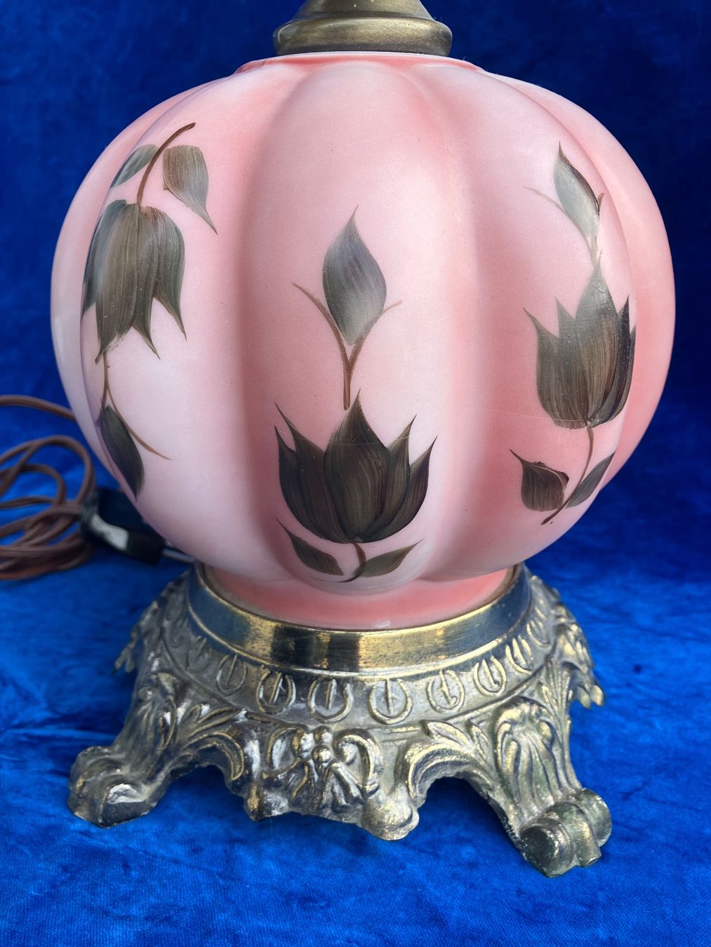Lampade: Jugendstil  Opalin Tischlampe H.50cm – Usato da Zürich venduto da otomado 4