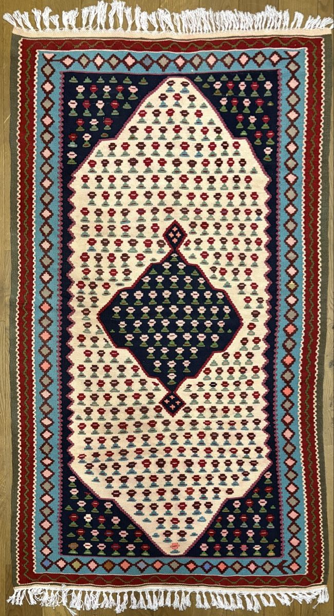 Tappeti: Kelim modern Orientteppich Teppich 174x99 – Usato da Bennau venduto da Mayer_Carpets