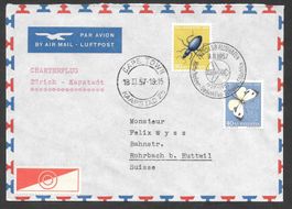 Swissair Sonderflug SF 57.1.a Zürich - Kapstadt 9.2.1957