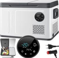 KESSER Kompressor Kühlbox 49L Silber