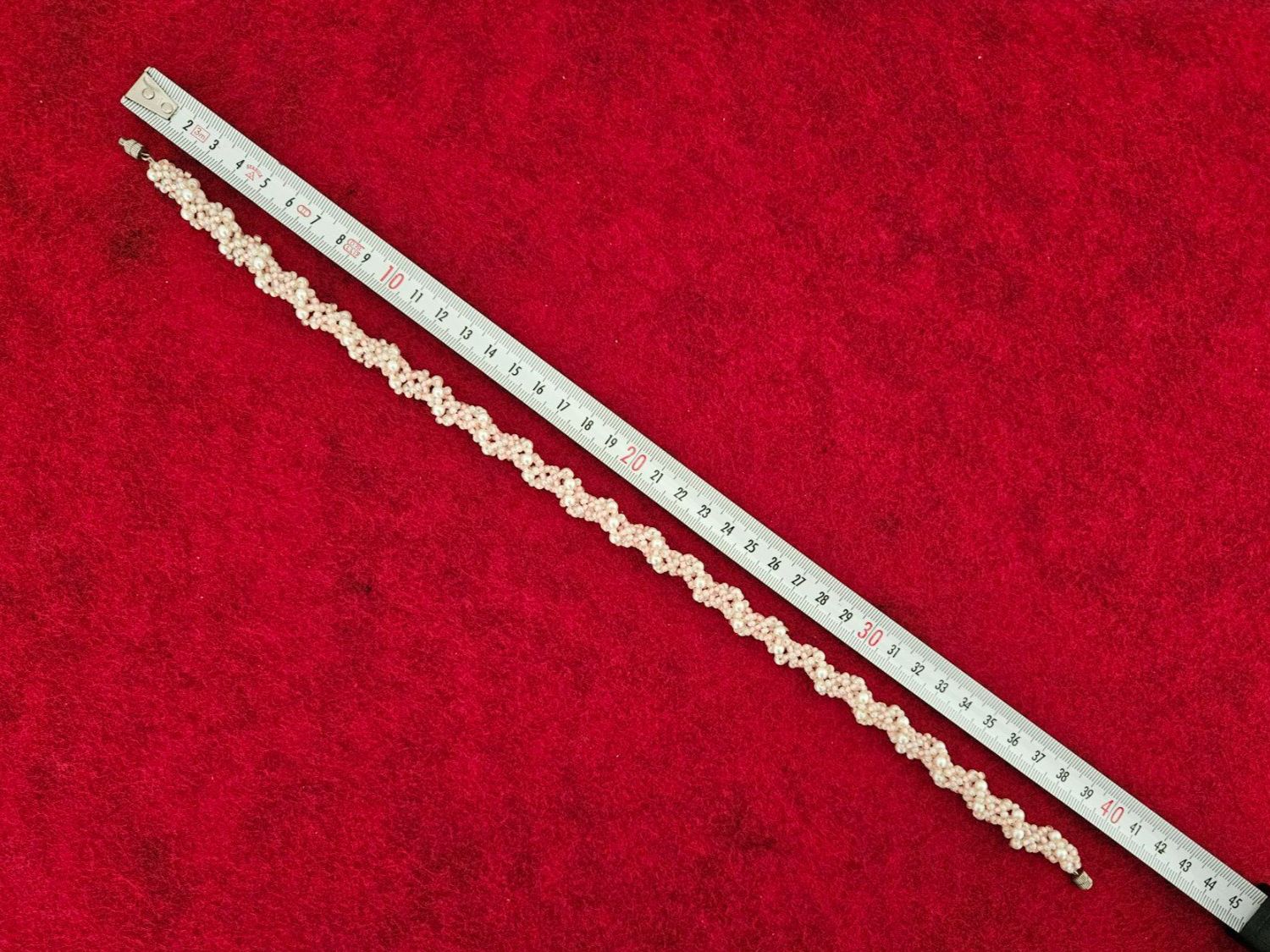 Catenine: Perlenkette handgemacht weiss rosa ist ein Modeschmuck – Nuovo (secondo la descrizione) da Menziken venduto da sura76 3