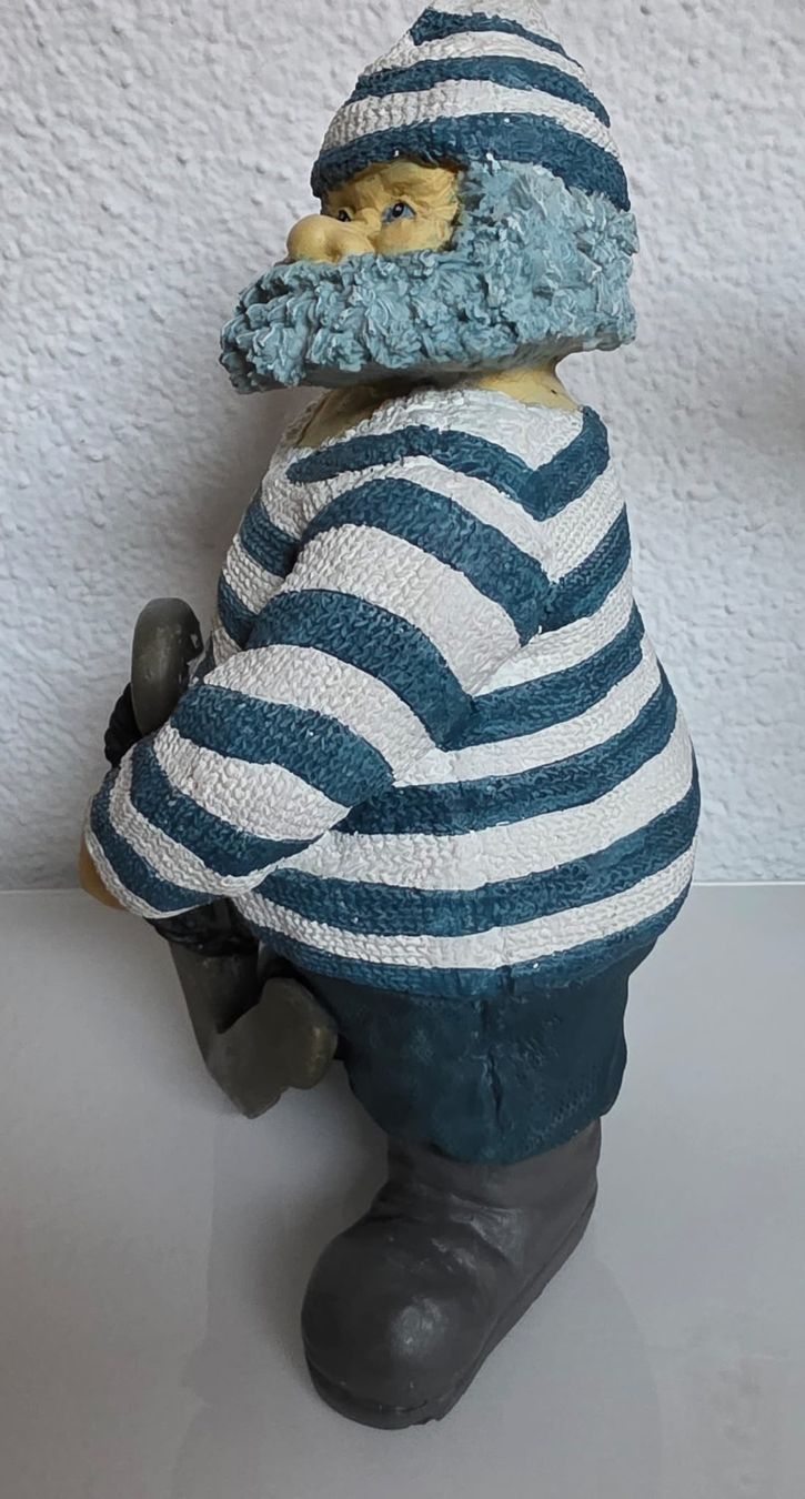 Statuette: Dekofigur Seemann mit Anker, maritim, ca. 25cm hoch – Usato da Rheinsulz venduto da Dred 5