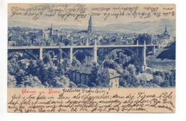 Gruss aus BERN - gel. 1901 nach Bertschikon Stat. Aathal