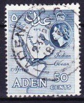 Tutti i francobolli: Timbre rare Aden - 1953 - Obl. – Usato da Blonay venduto da Leglaude_01